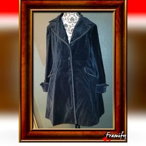 Hell Bunny Spin Doctor Dandy Victorian Steampunk Vintage Velvet Frock Coat
